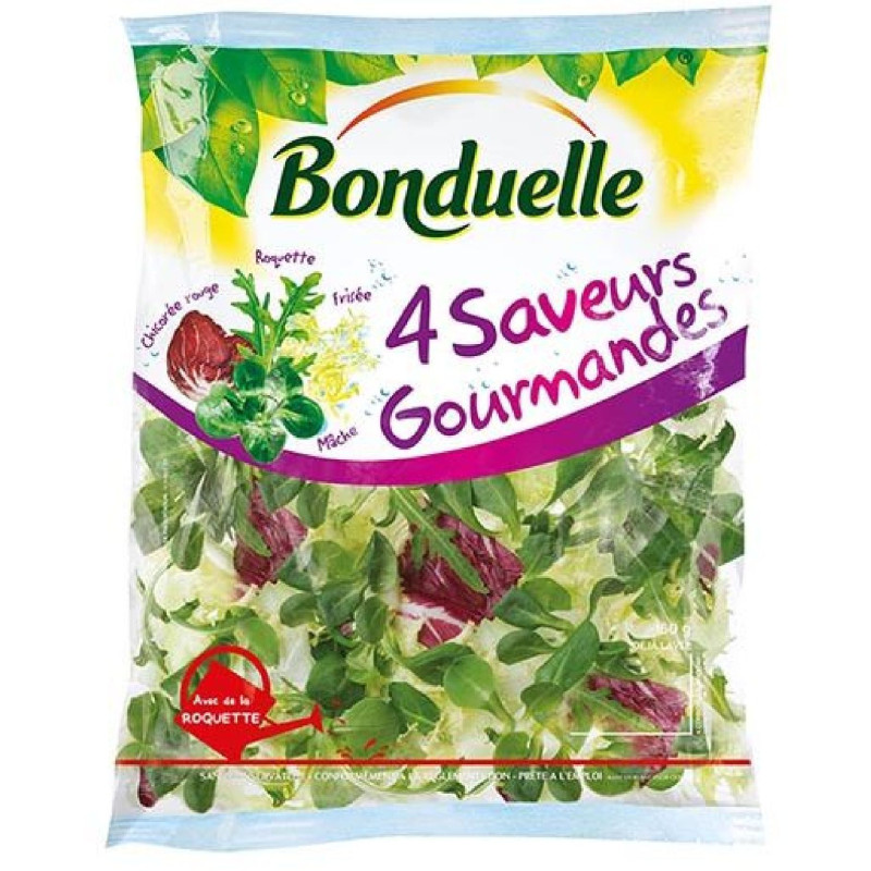 4 SAVEURS GOURMANDES BONDUELLE F 6X160G